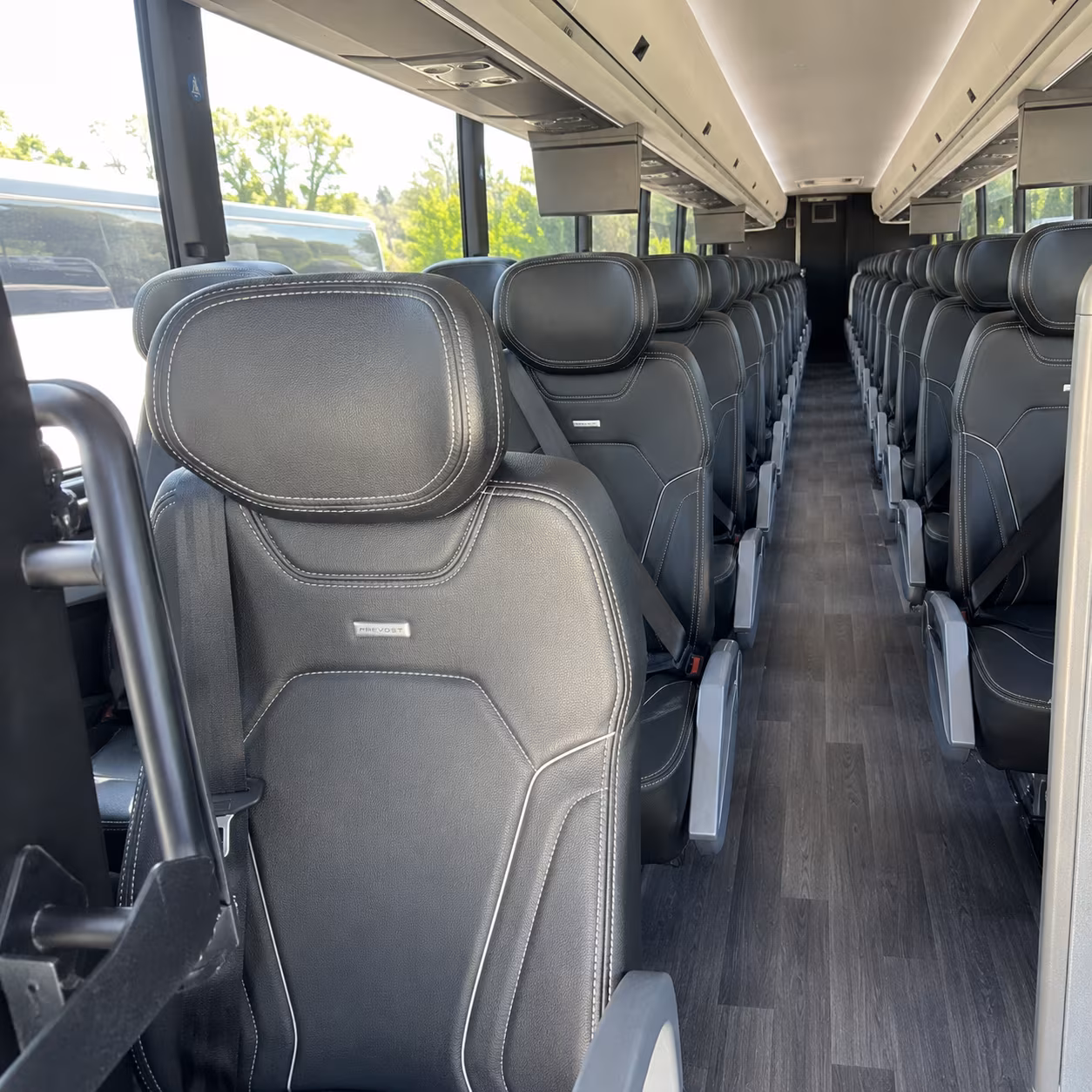 vacaville charter bus interior gallery